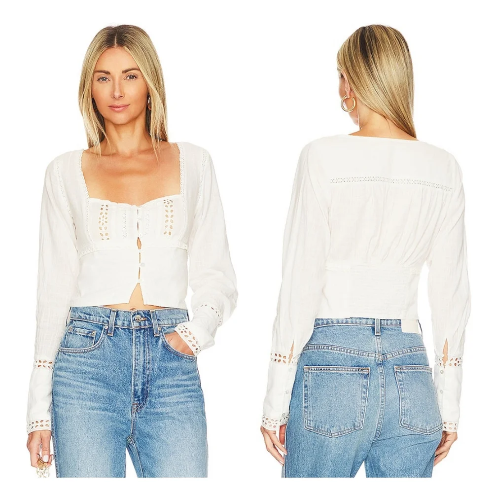 NWT Free People Joi Blouse